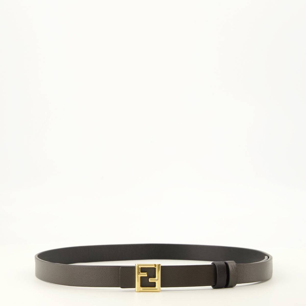 Ceintures リバーシブルFFベルト ブラック Fendi Noir Femme