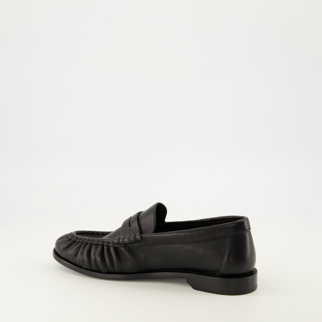 Mocassins 로퍼 섭플 블랙 로퍼 Saint Laurent Noir Femme
