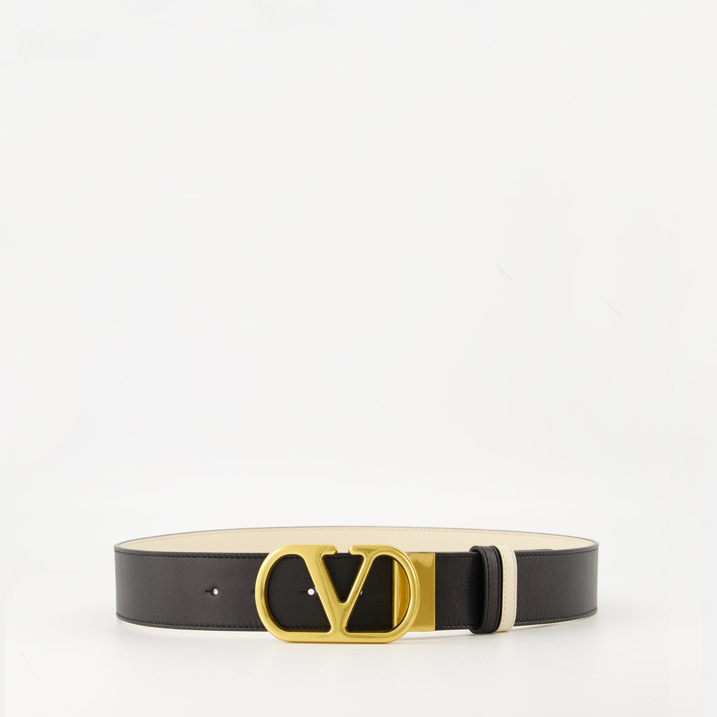 Image de l'article Ceinture VLogo réversible de la marque Valentino Garavani pour Femme - Saison Automne-Hiver 2025 - Vue de Face