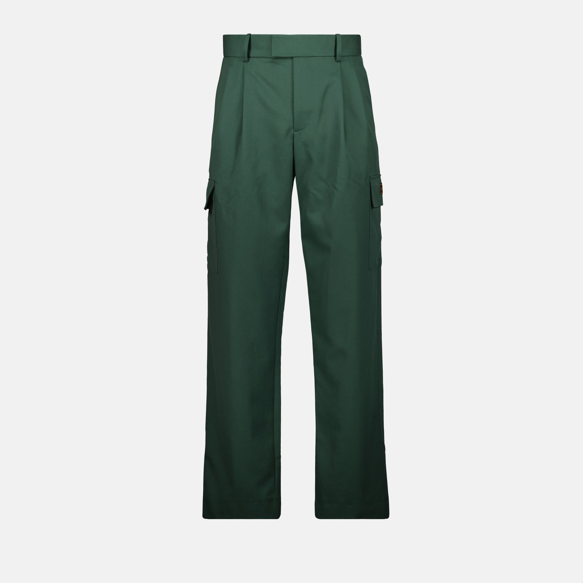 Hosen Woll Cargo-Hose Drole De Monsieur Grün Homme
