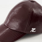 Hüte, caps und beanies Vinyl-Reissue-Cap Courrèges Bordeaux Unisex