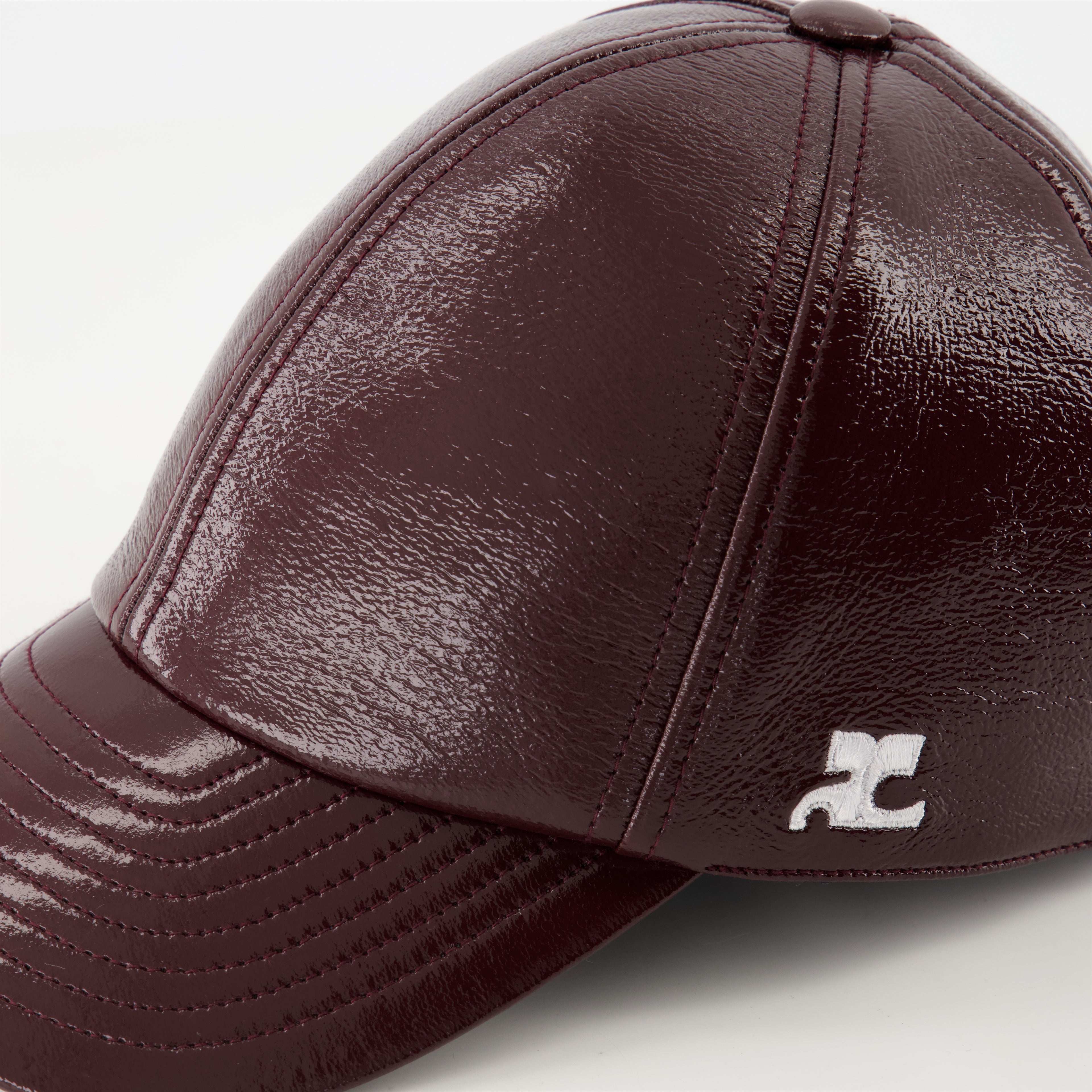 Hats, caps and beanies Vinyl Reissue Cap Courrèges Bordeaux Unisex