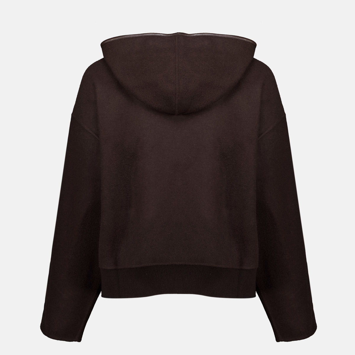 Sweatshirts Veste zippée à capuche marron Max Mara Marron Femme