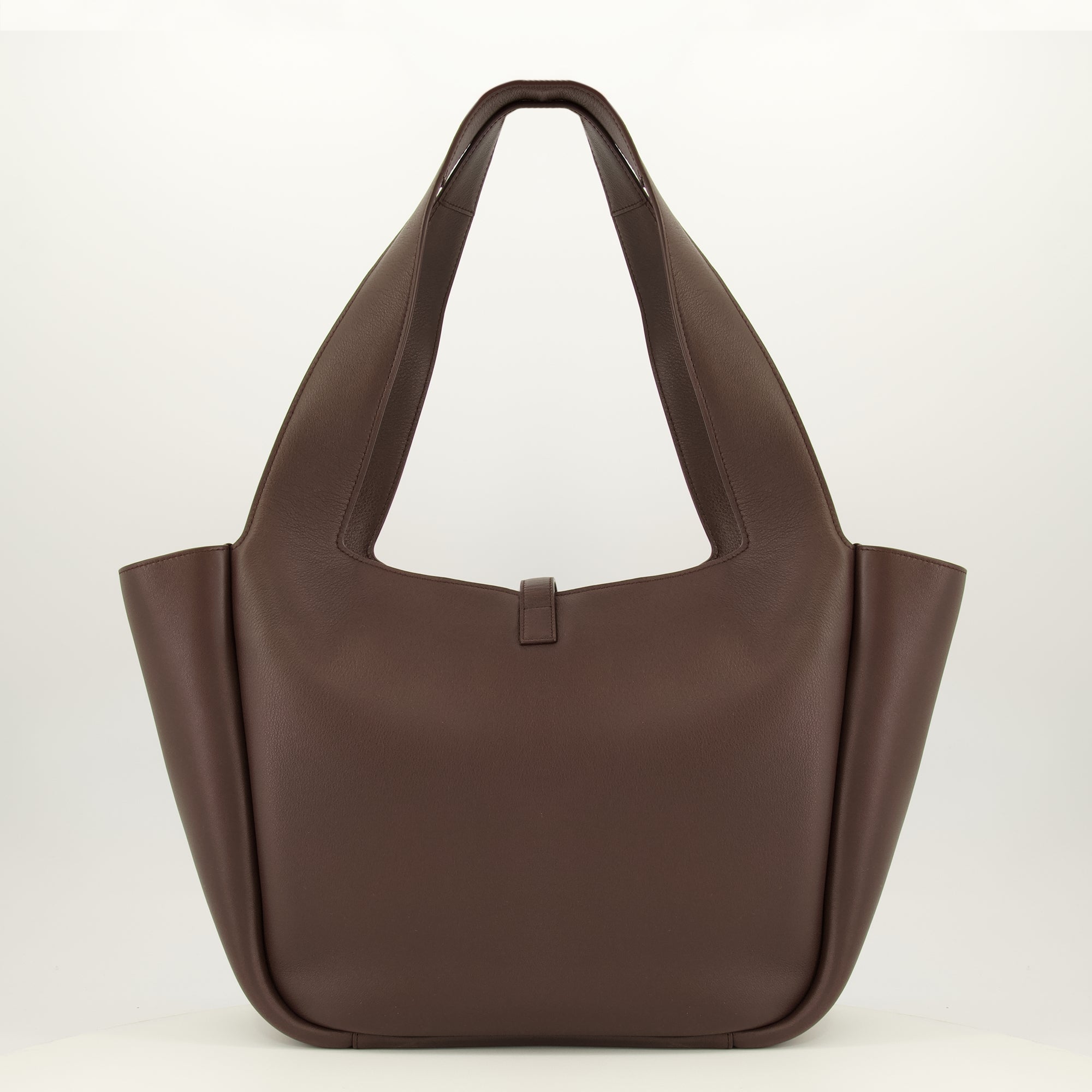 Sacs à main et épaule Le 5 à 7 Bea Bag em Couro Burgundy Saint Laurent Marron Femme