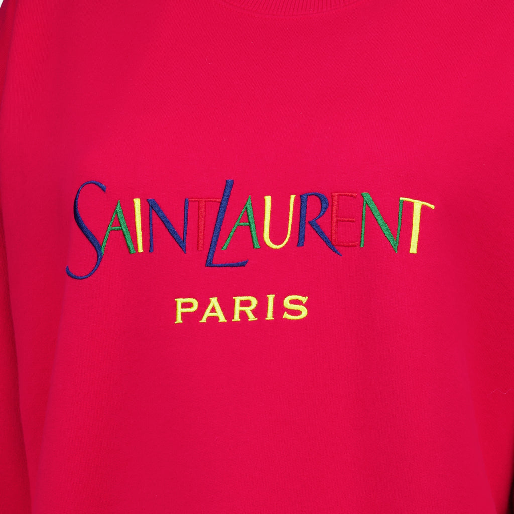Sweatshirts 스웨트셔츠 생 로랑 파리 Saint Laurent Rose Femme