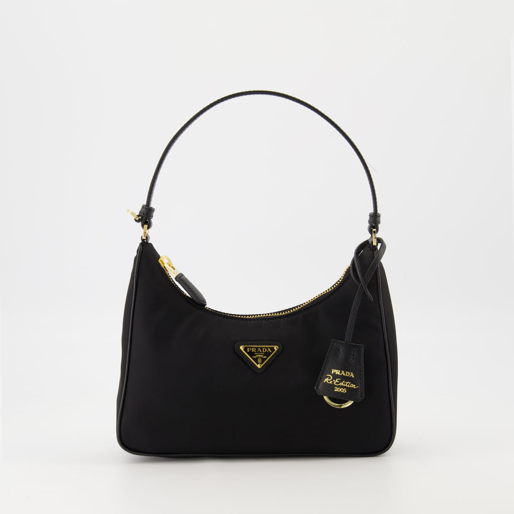 Borse a mano e Borse a tracolla Mini Sac Re-Edition 2005 Prada Nero Donne