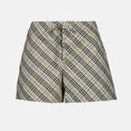 Shorts Shorts a quadri Burberry Beige Femme