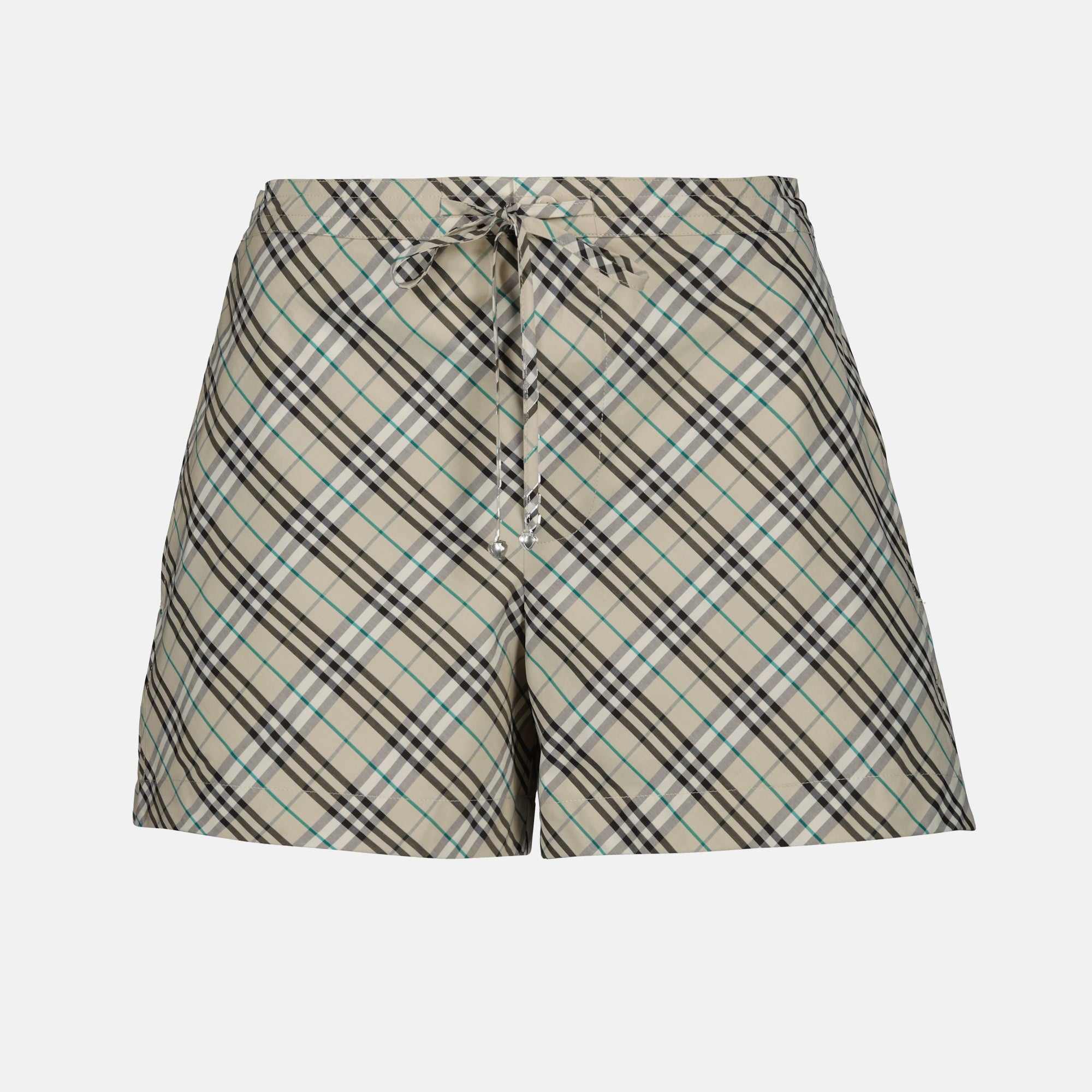 Shorts Short à carreaux Burberry Beige Femme