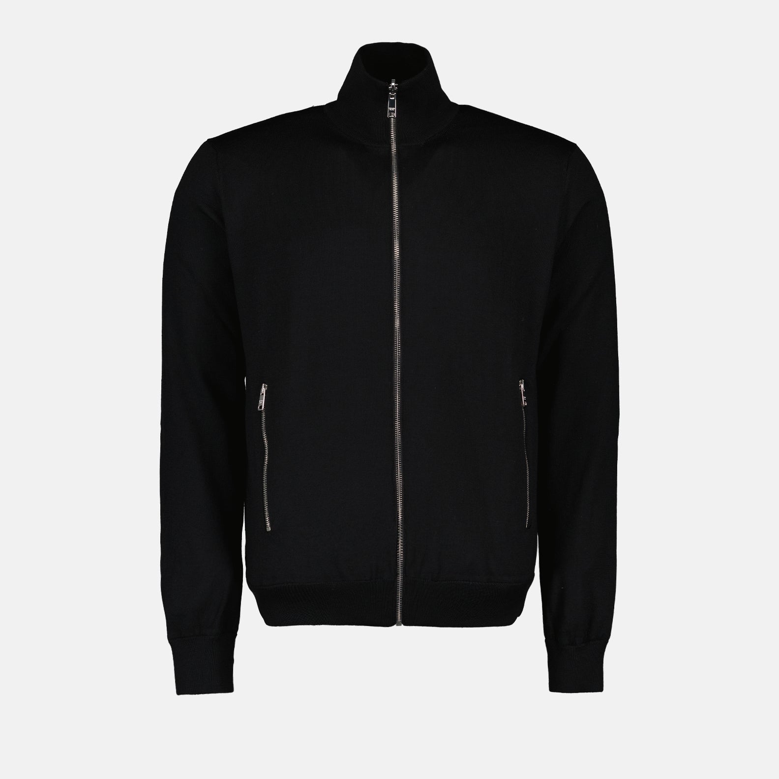 Jackets Re-Nylon and Wool Bomber Prada Black Homme
