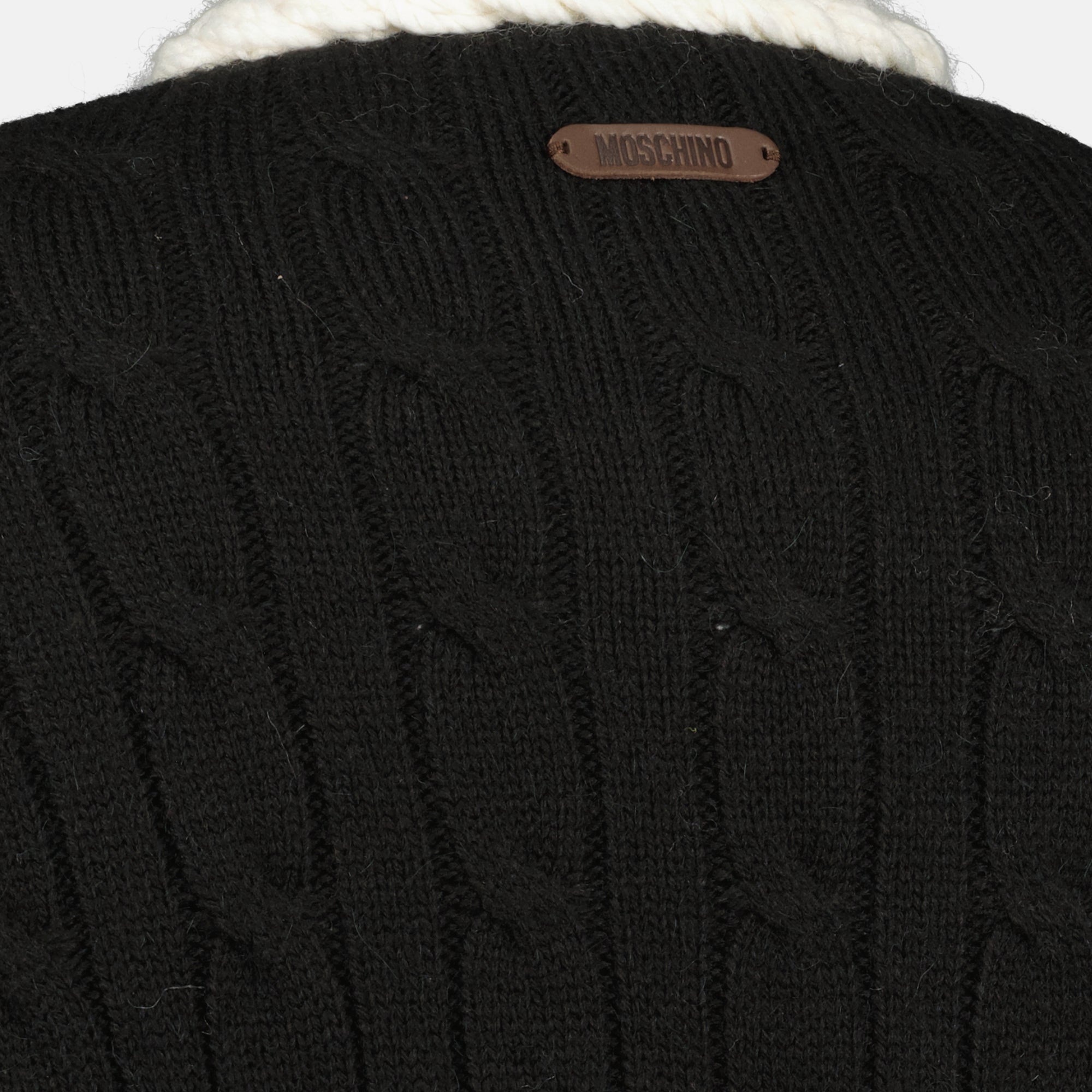 Image de l'article Veste en laine de la marque Moschino pour Femme - Saison Automne-Hiver 2025 - Vue détaillée_6