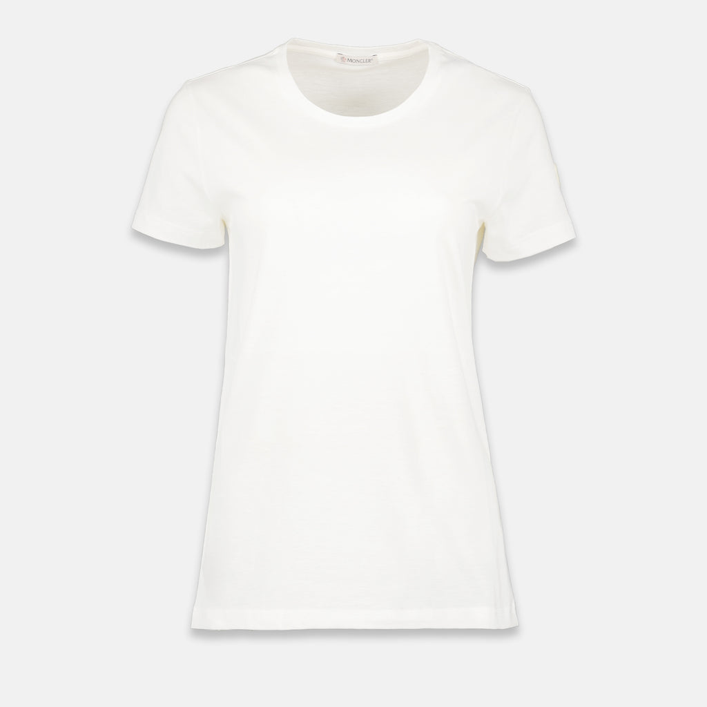 T-shirts T-shirt à logo Moncler Blanc Femme