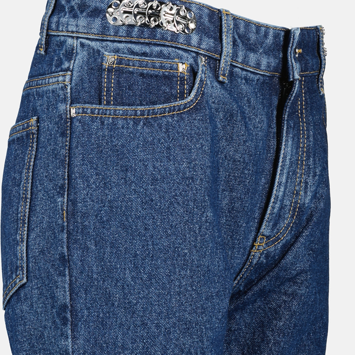 Pantaloni Signature Jean 1969 Rabanne Blu Femme