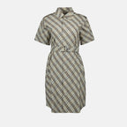 ドレス チェック・プラッド・ドレス Burberry ベージュ Femme