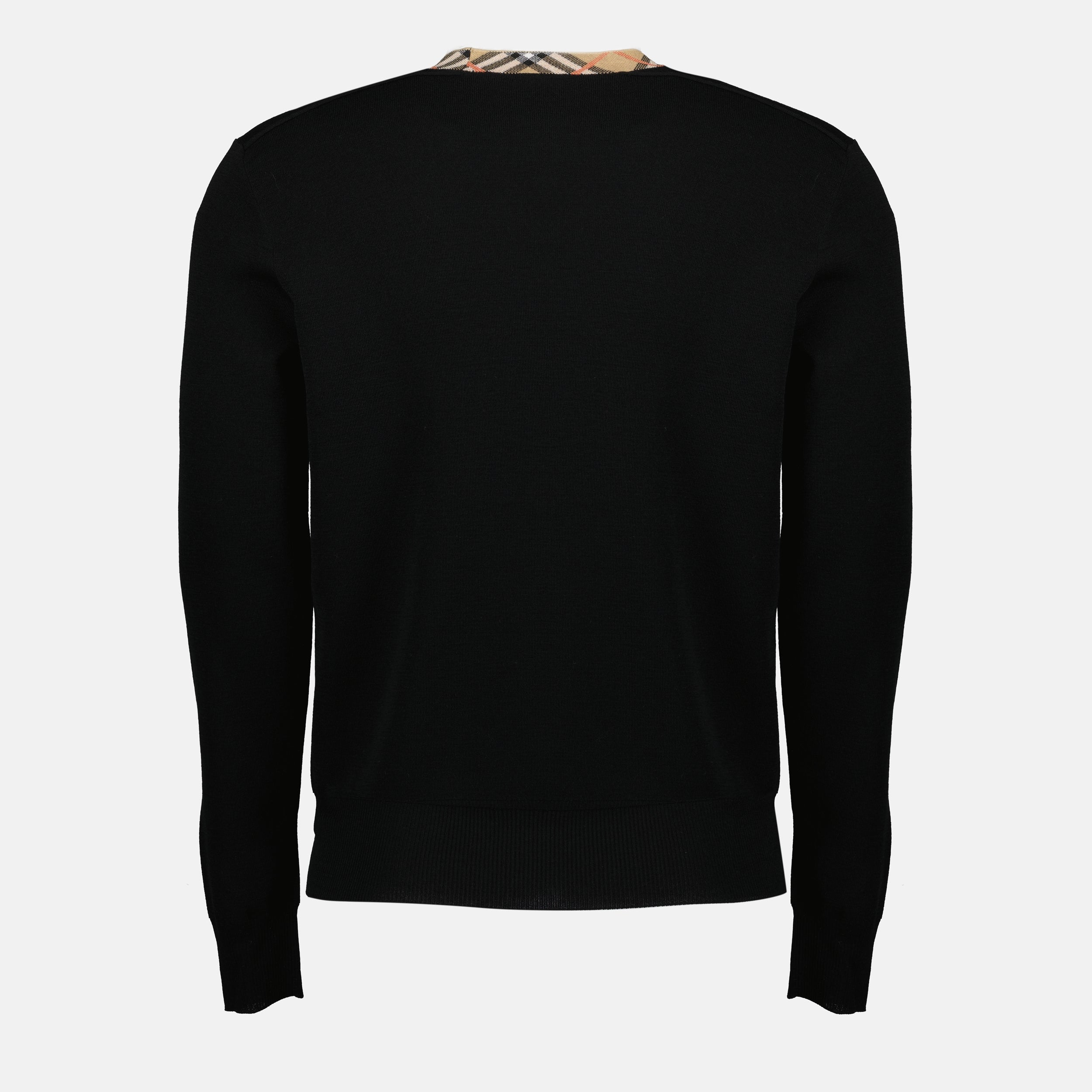 Check Wool Sweater - Main Image