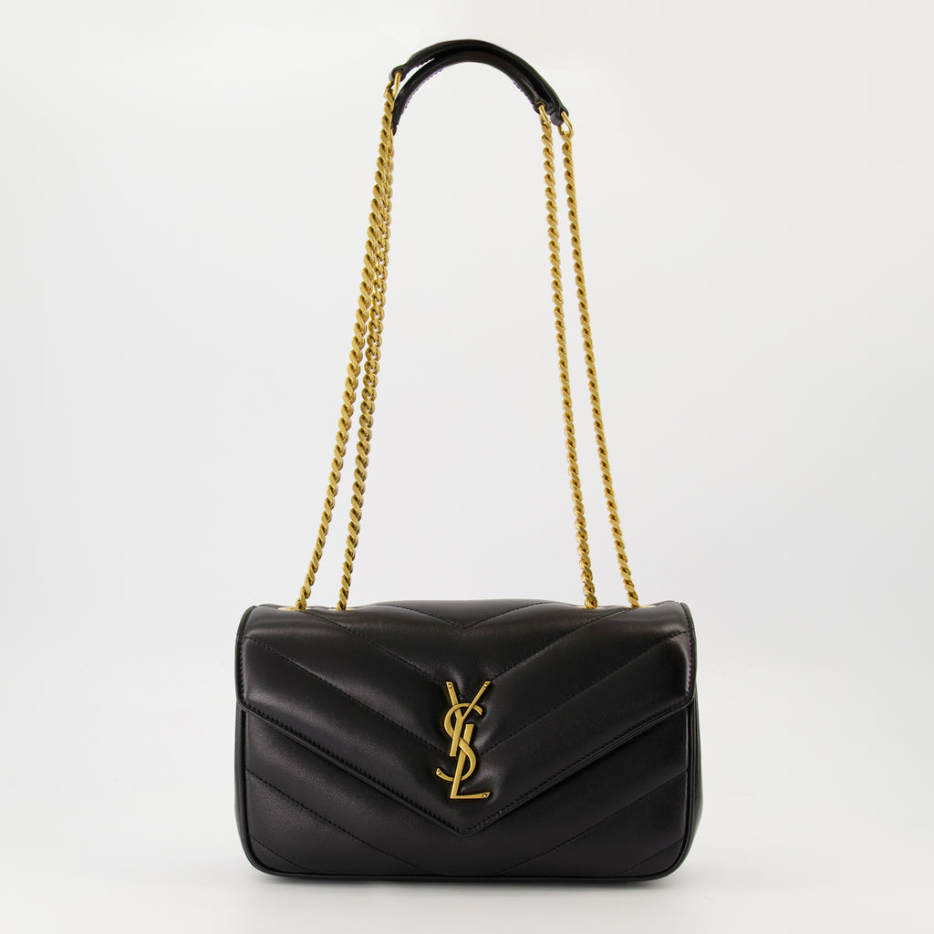 Sacs à main et épaule Borsa Media Nera Loulou Saint Laurent Noir Femme