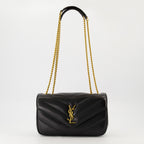 Sacs à main et épaule 루루 미디엄 블랙 백 Saint Laurent Noir Femme