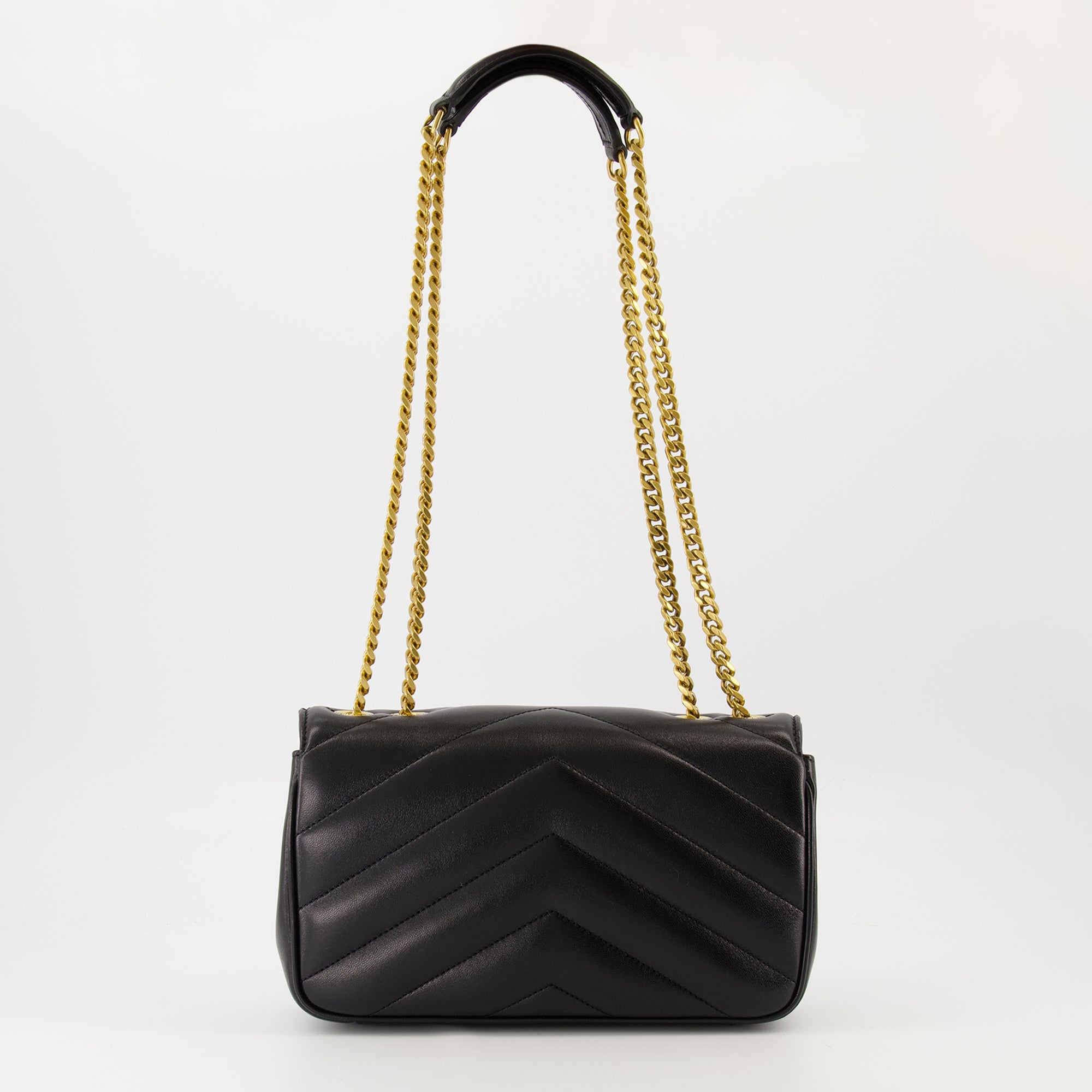 Sacs à main et épaule Sac Loulou médium noir Saint Laurent Noir Femme