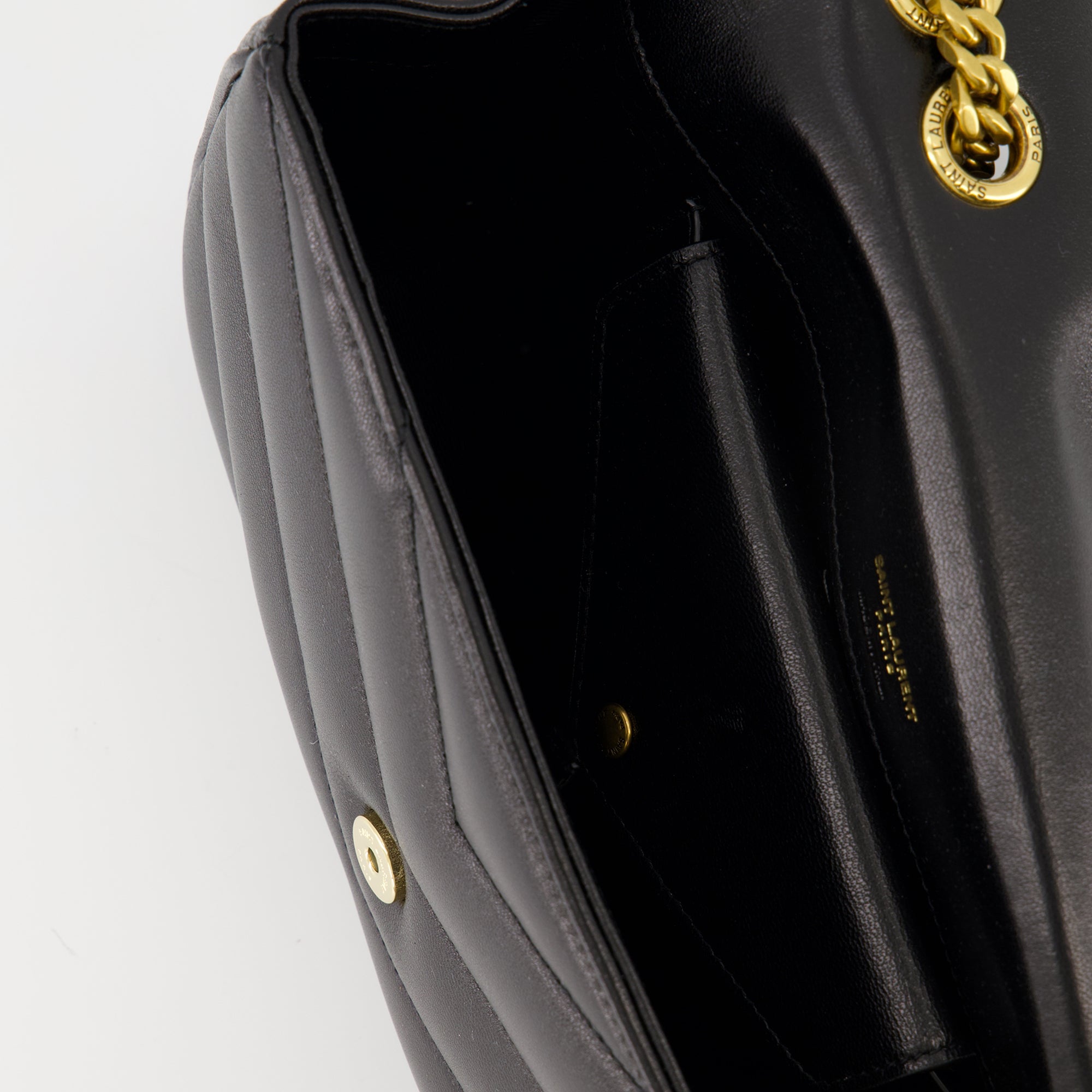 Sacs à main et épaule Sac Loulou small noir Saint Laurent Noir Femme