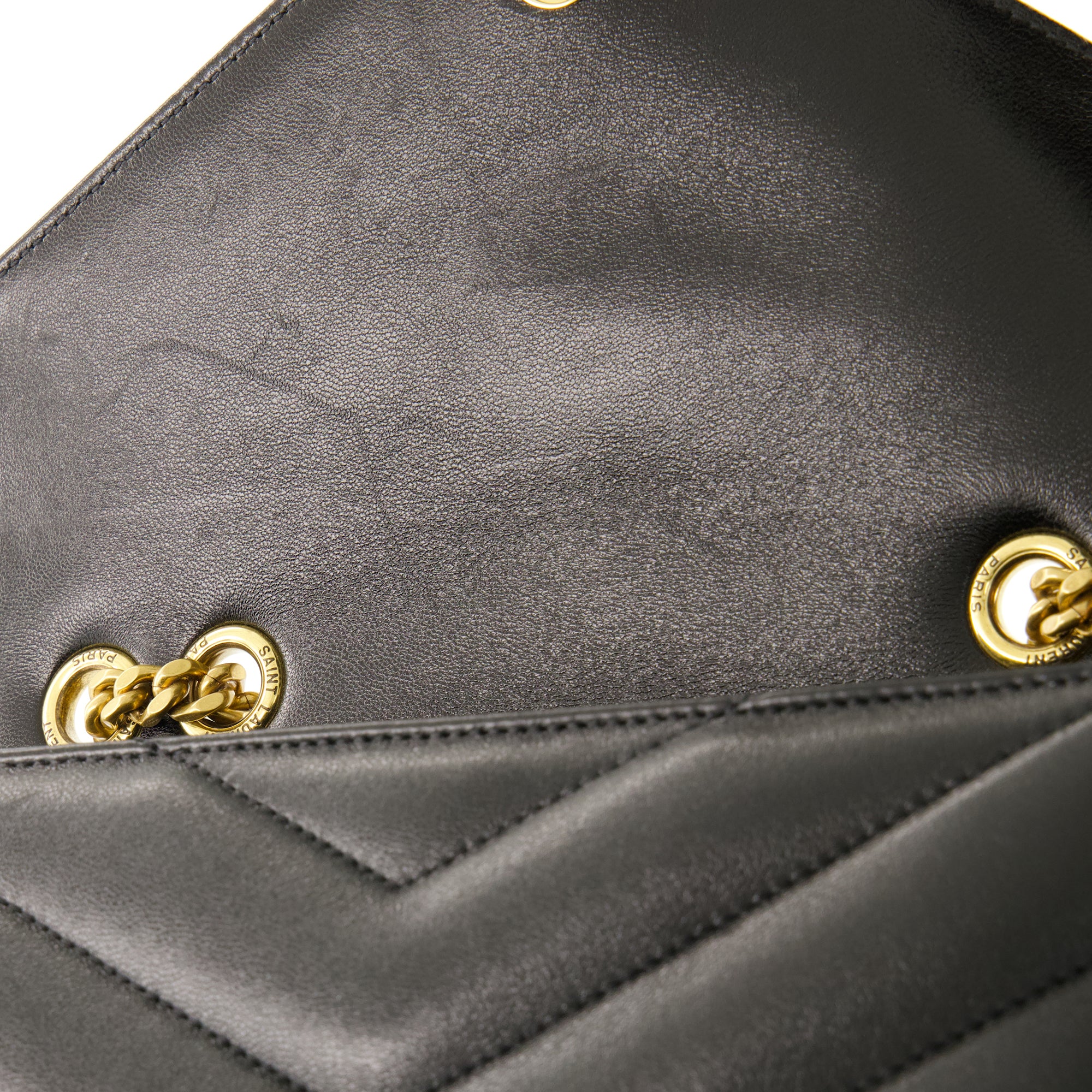 Sacs à main et épaule Sac Loulou médium noir Saint Laurent Noir Femme