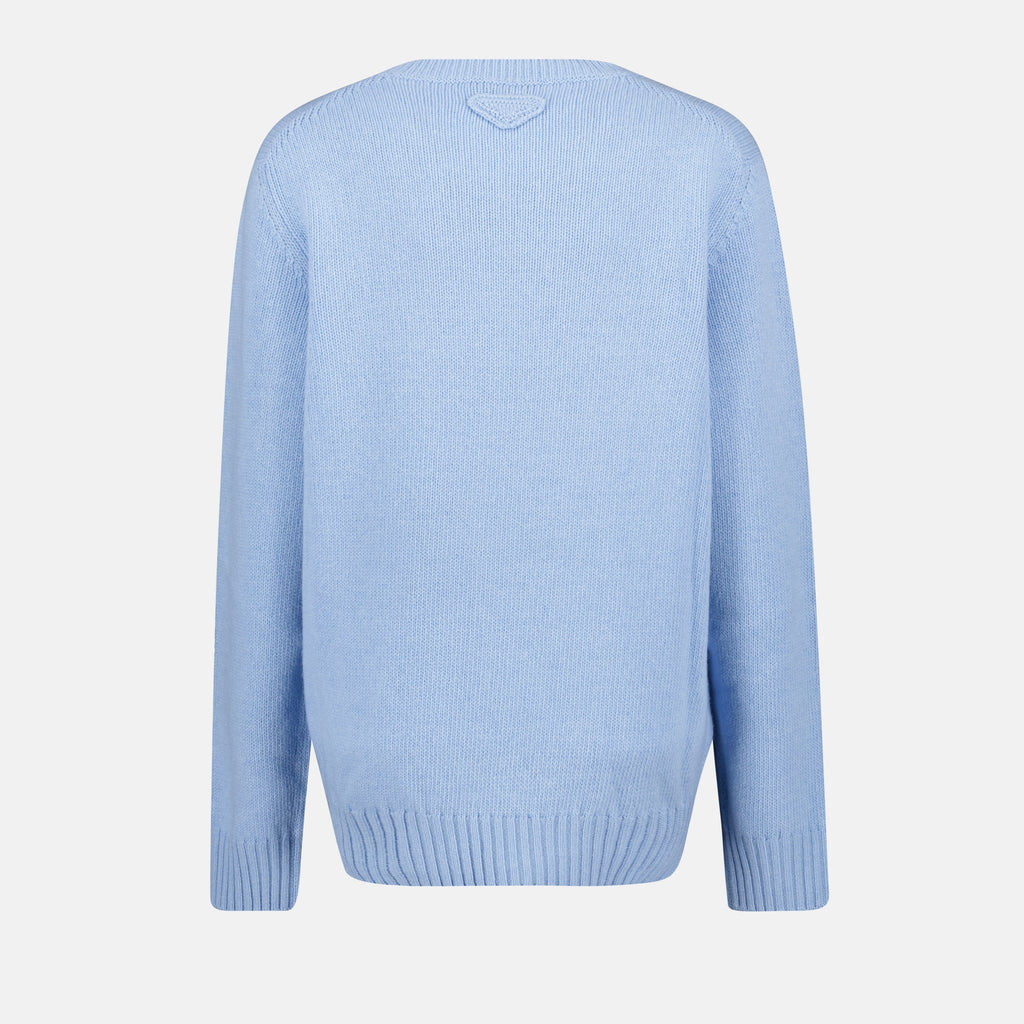 Knitwear Pull en laine Prada Blue Femme