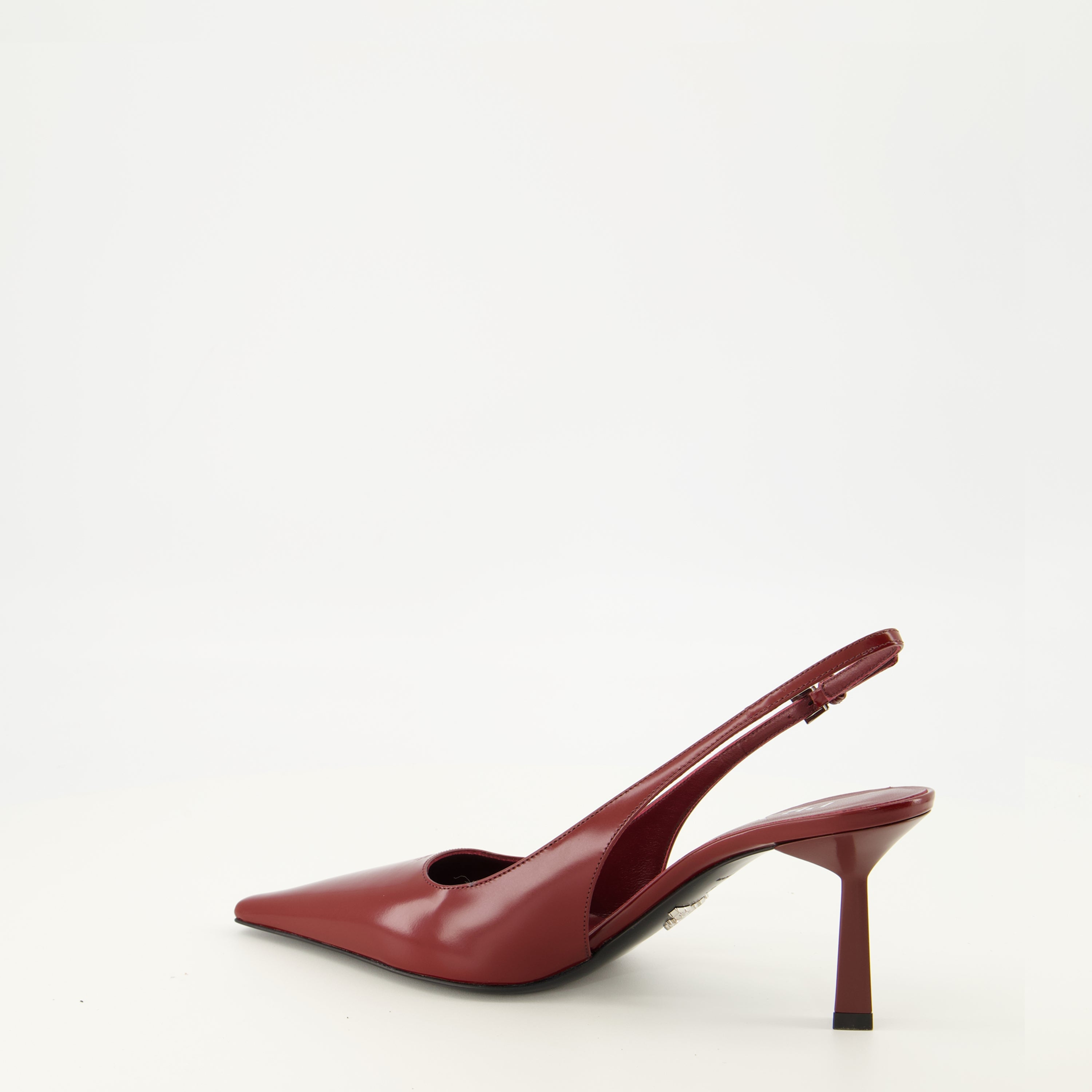Escarpins 레드 페이턴트 레더 힐 Prada Rouge Femme