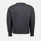 Malhas Sweater Red Heart Ami Ami PARIS Cinza Unissex