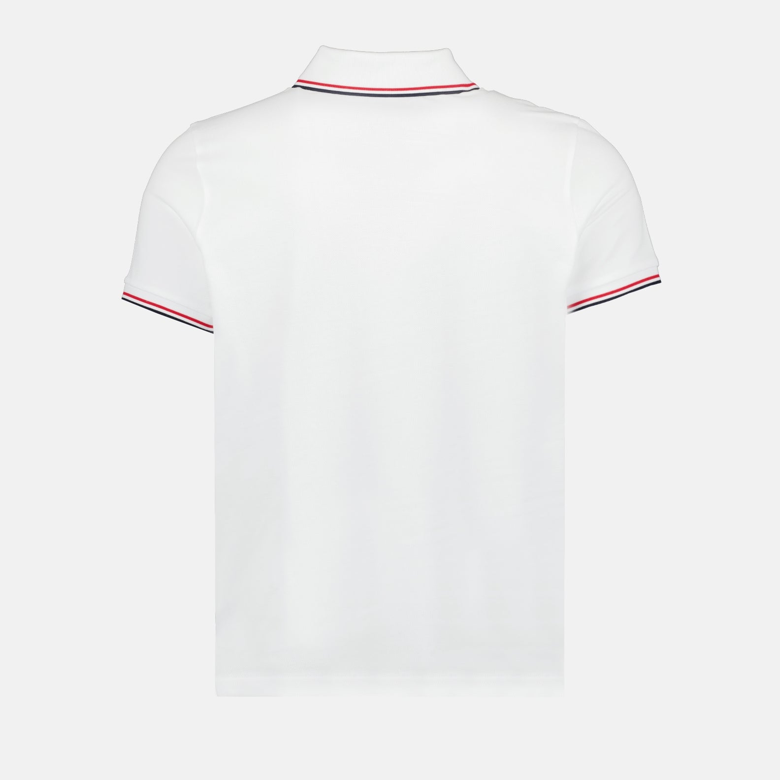 Polo shirts Tricolor Piping Polo Moncler White Homme