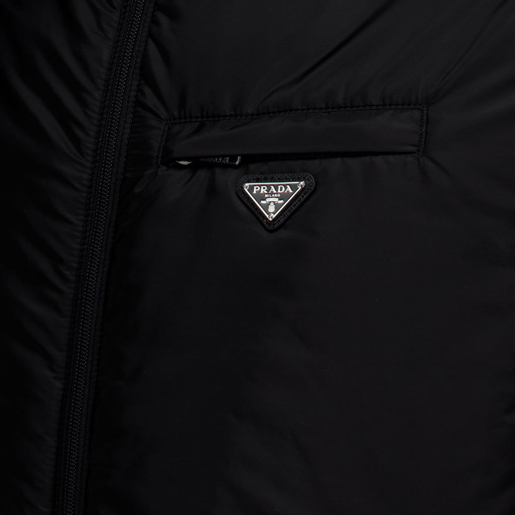 Manteaux Doudoune en Re-Nylon noir Prada Noir Homme