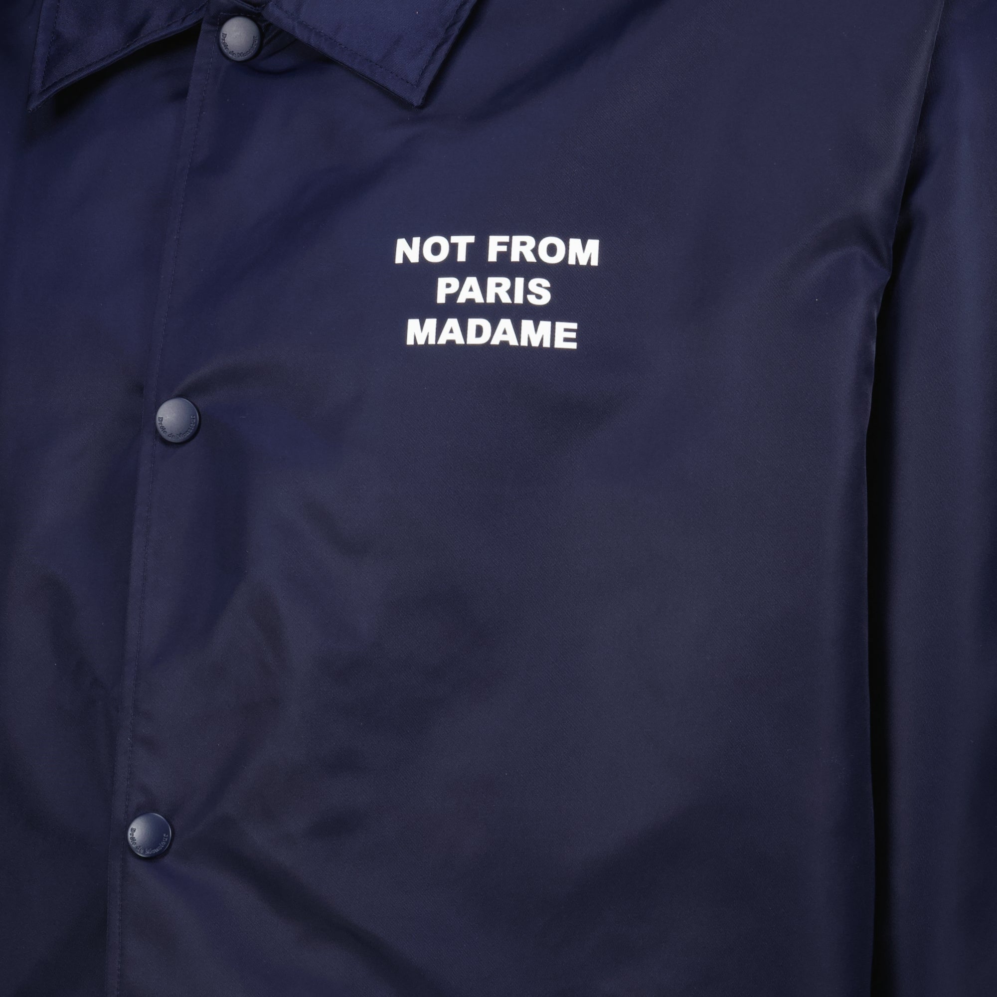 Jacken Slogan Jacke Drole De Monsieur Dunkelblau Homme