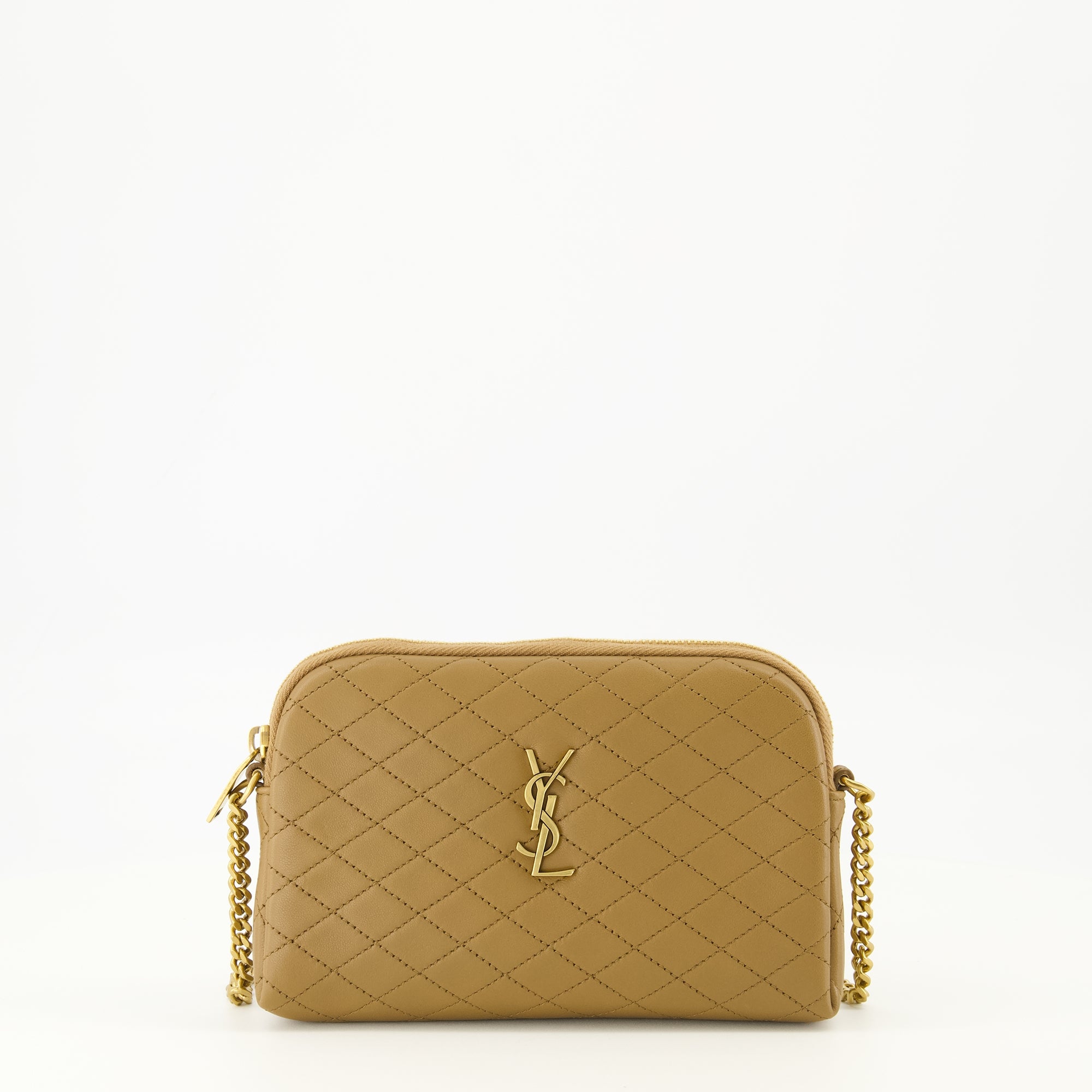 Image de l'article Sac Gaby Camera marron de la marque Saint Laurent pour Femme - Saison Printemps-Été 2026 - Vue de Face