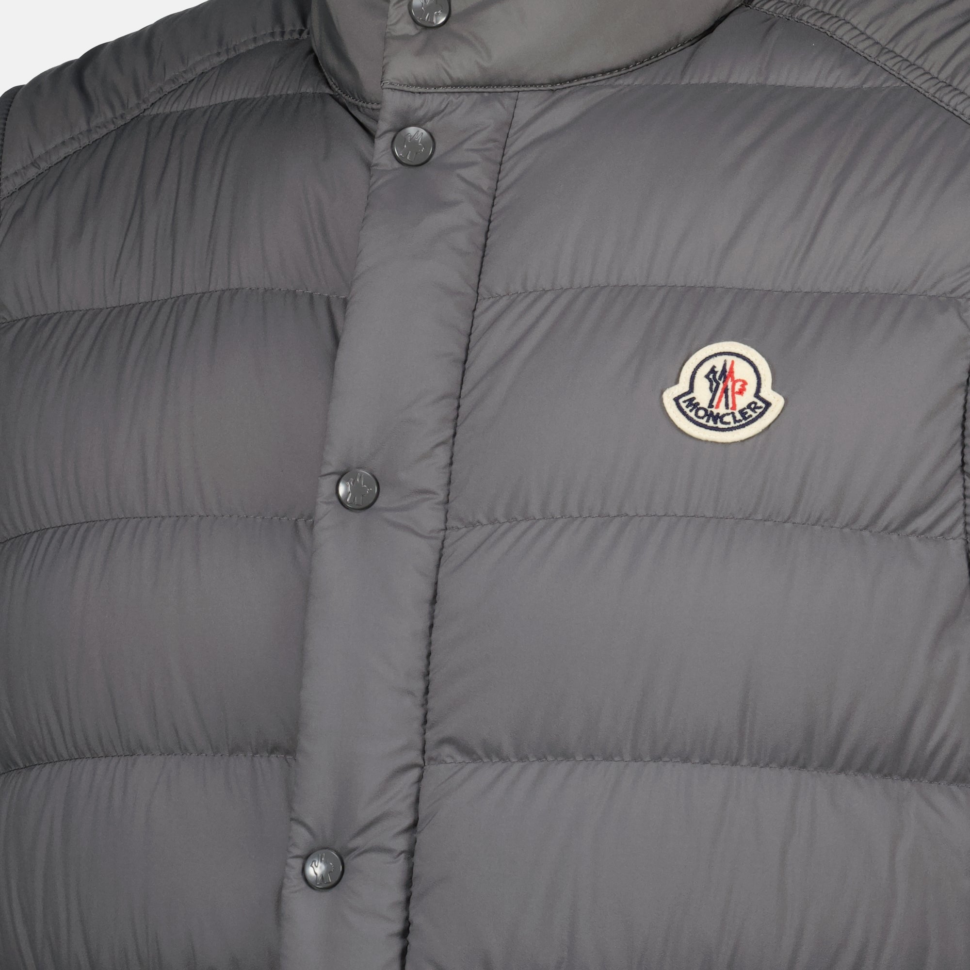 Bild des Moncler Herren Barthe grauen ärmellosen Daunenjacke - Frühjahr-Sommer 2026 - Detailansicht_1
