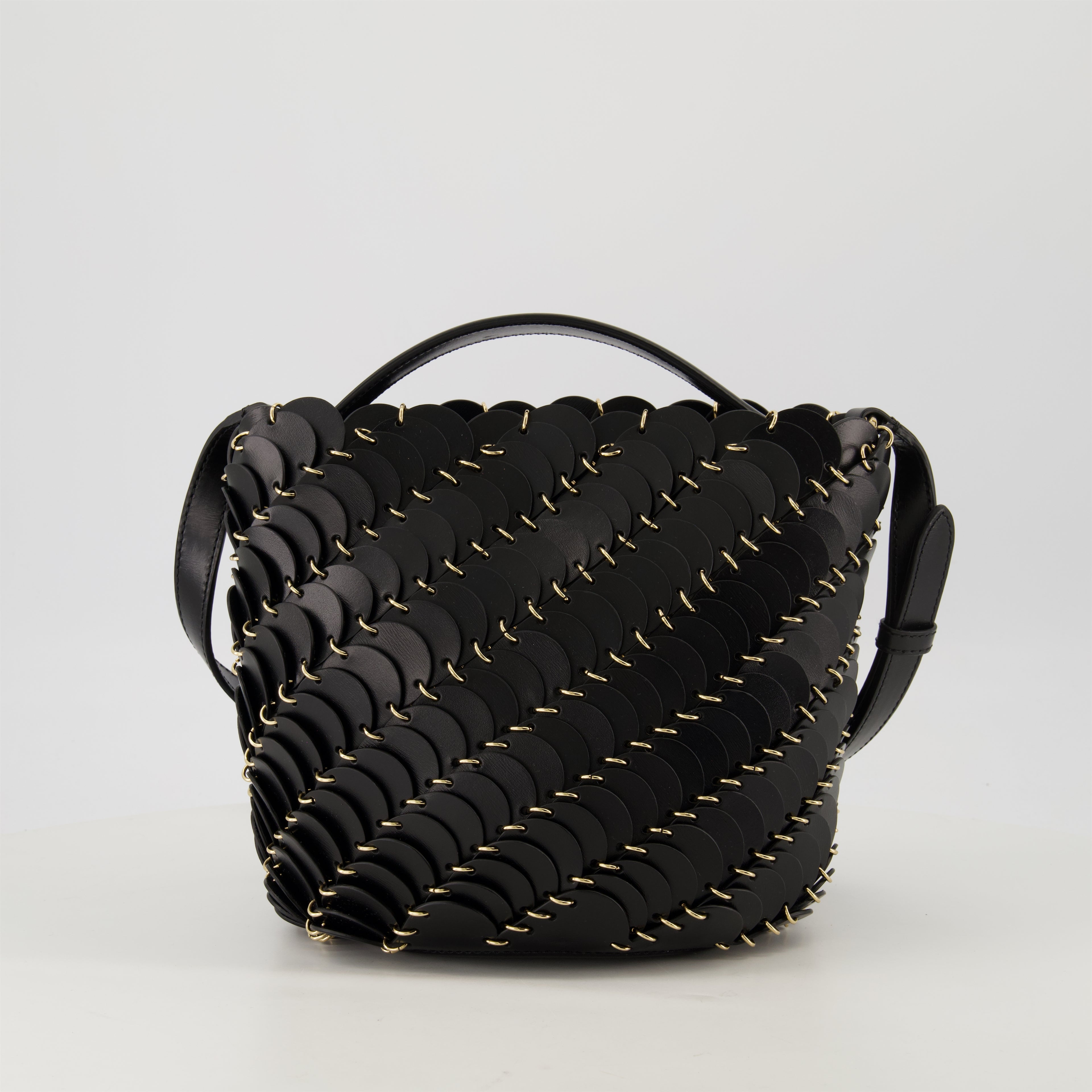 バケットバッグ パコ バケット バッグ Rabanne 黒 Femme