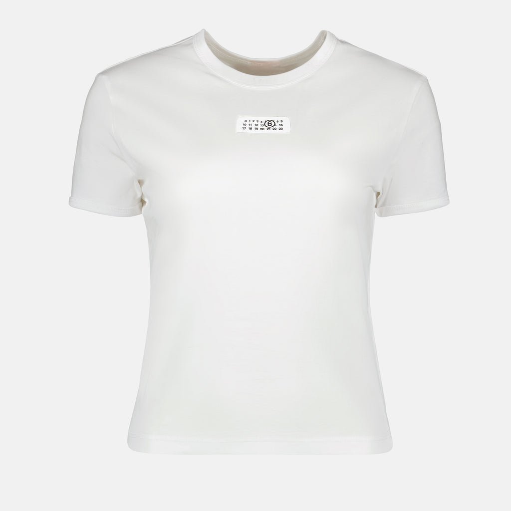 T-shirts T-shirt Numeric blanc Mm6 Blanc Femme