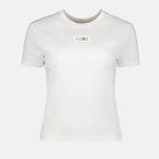 T-shirts T-shirt Numeric blanc Mm6 Blanc Femme