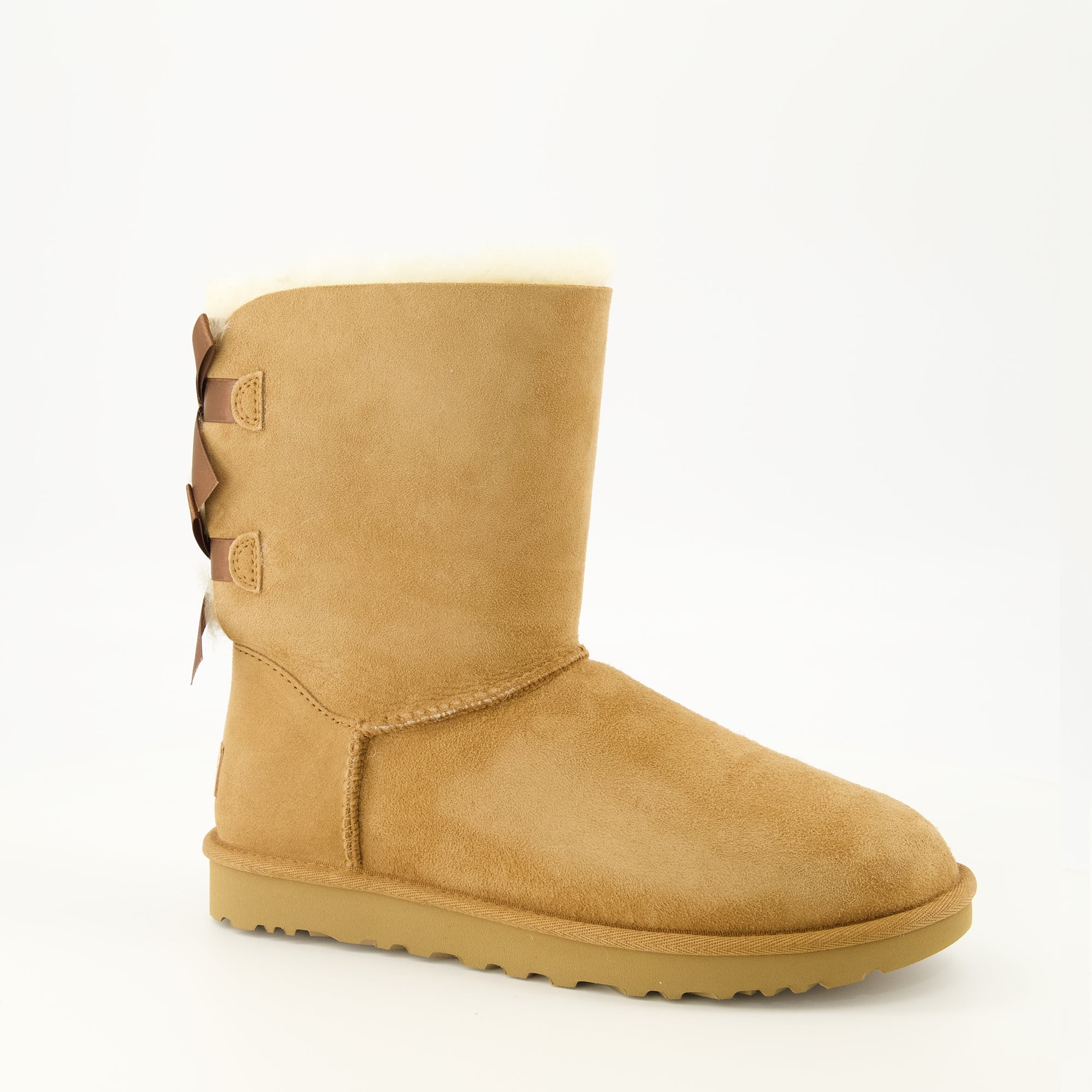 Bottes Bailey Bow II braune Stiefel Ugg Marron Femme