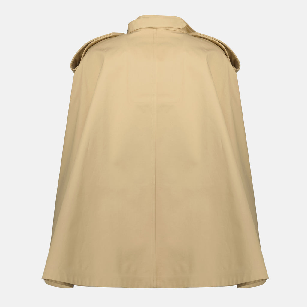 Vestes Capa di Cotone Beige Burberry Beige Femme
