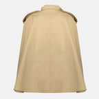 Vestes Capa di Cotone Beige Burberry Beige Femme