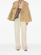 Vestes Capa di Cotone Beige Burberry Beige Femme