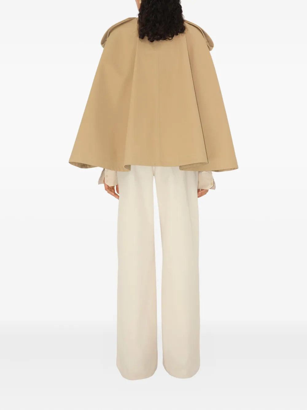 Vestes Capa di Cotone Beige Burberry Beige Femme