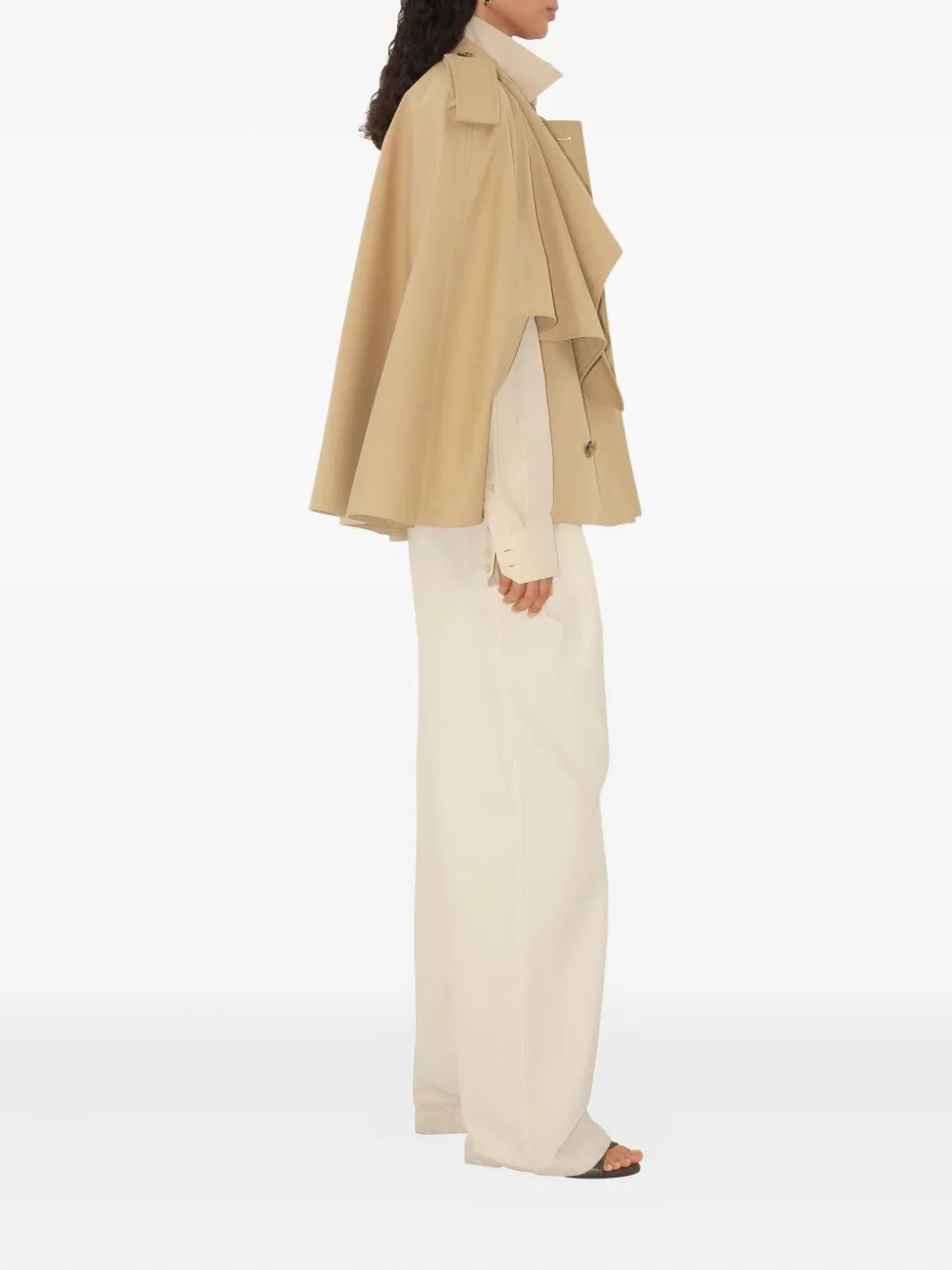 Vestes Capa di Cotone Beige Burberry Beige Femme