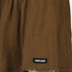Jupes Falda Mini de Algodón Marrón Miu Miu Marron Femme