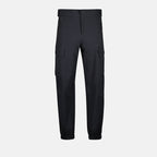 Pantaloni Pantaloni cargo neri Moncler Grenoble Nero Homme