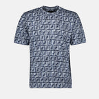T-shirts T-shirt FF Fendi Bleu foncé Homme