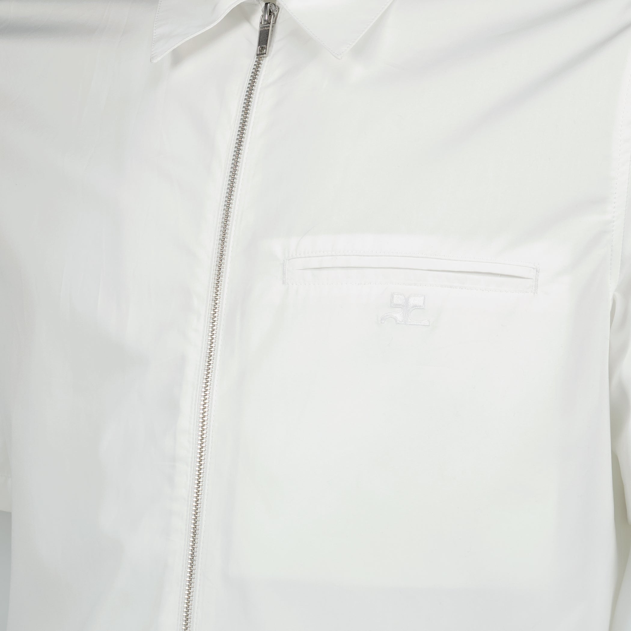 Shirts Zip-up Shirt Courrèges White Homme