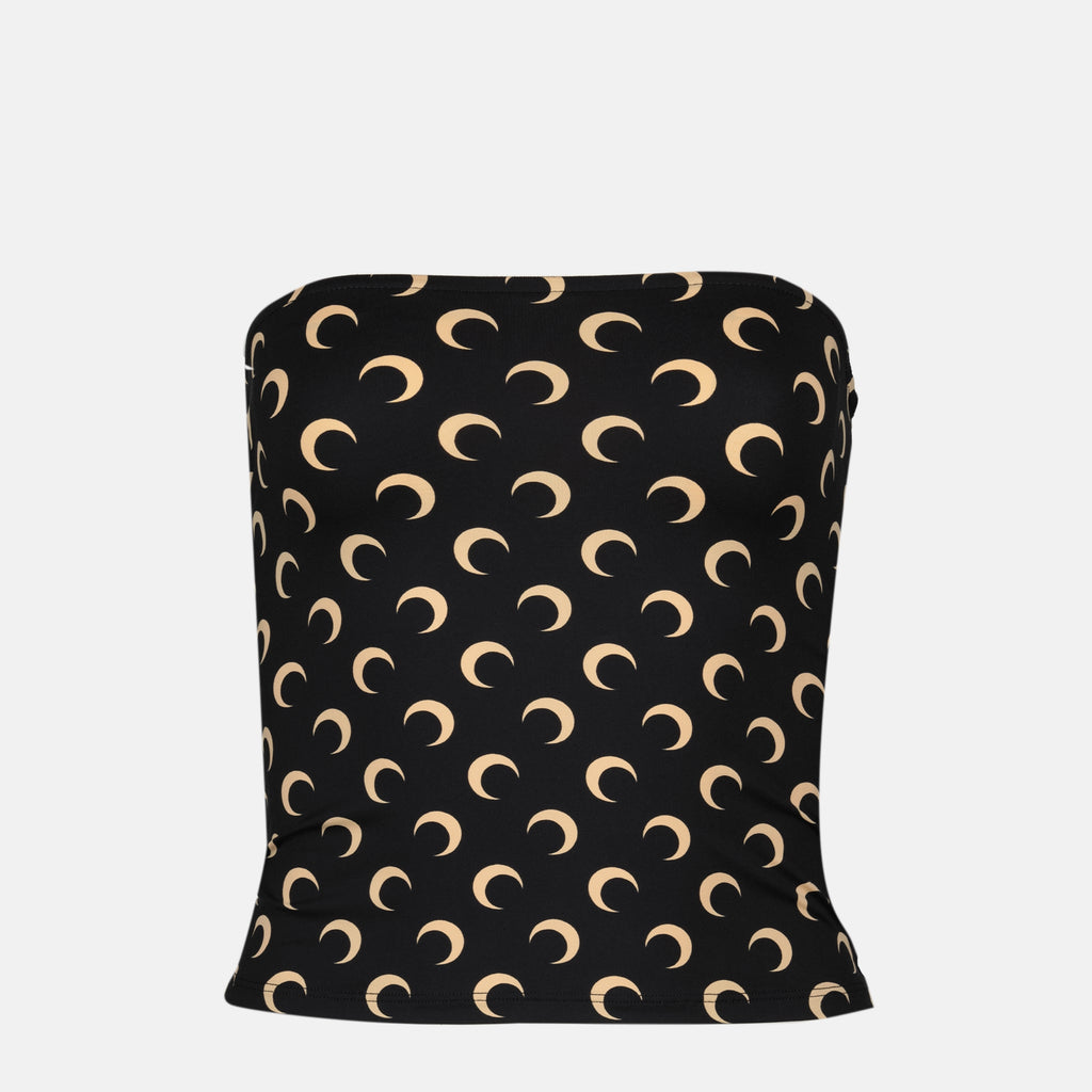 Image of the Top Jersey Moon headband article by Marine Serre for Women - Fall-Winter 2025 - Front View