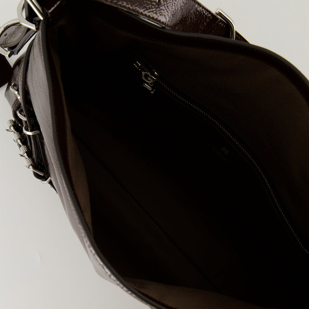 ハンドバッグ・ショルダーバッグ ヴォワユ レザー バッグ Givenchy 茶色 Femme