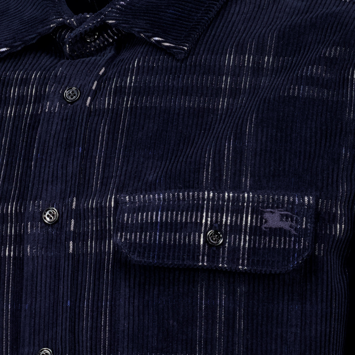 Chemises 코듀로이 오버셔츠 Burberry Bleu foncé Homme