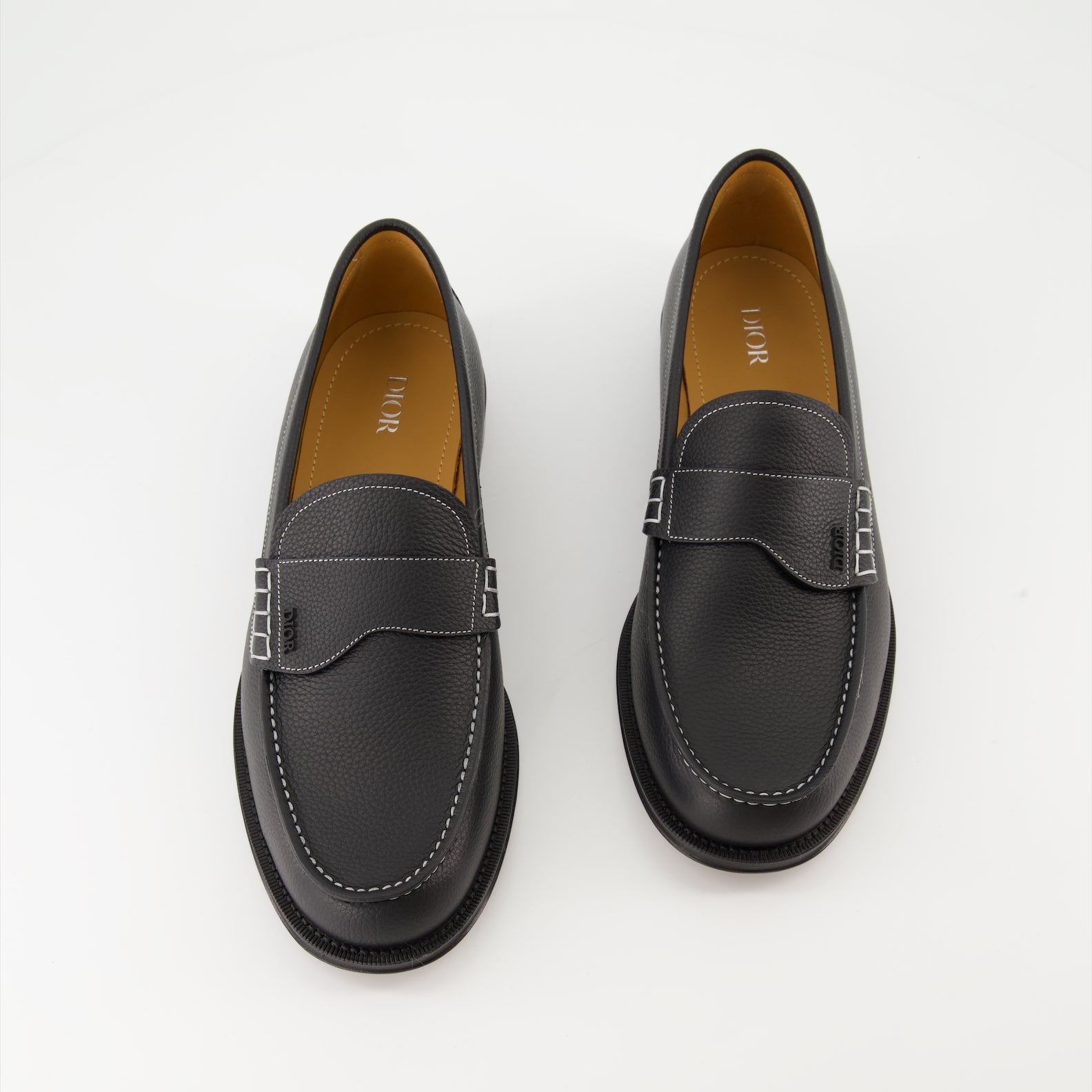 Loafer Granville Mokassins Dior Schwarz Homme