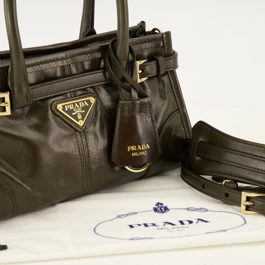 Sacs à main et épaule Mini sac Bonnie marron Prada Marron Femme