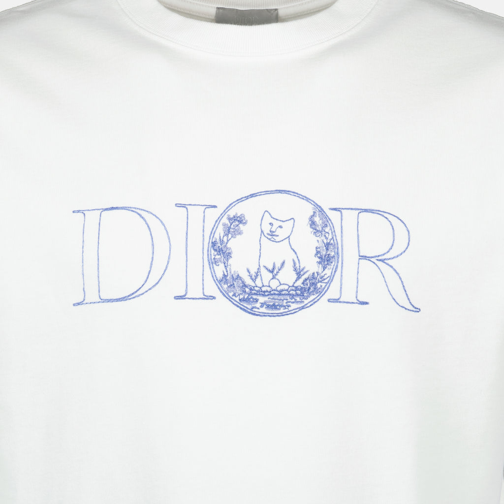 Tシャツ ディオールとハイルトン・ネルのTシャツ Dior 白 Homme